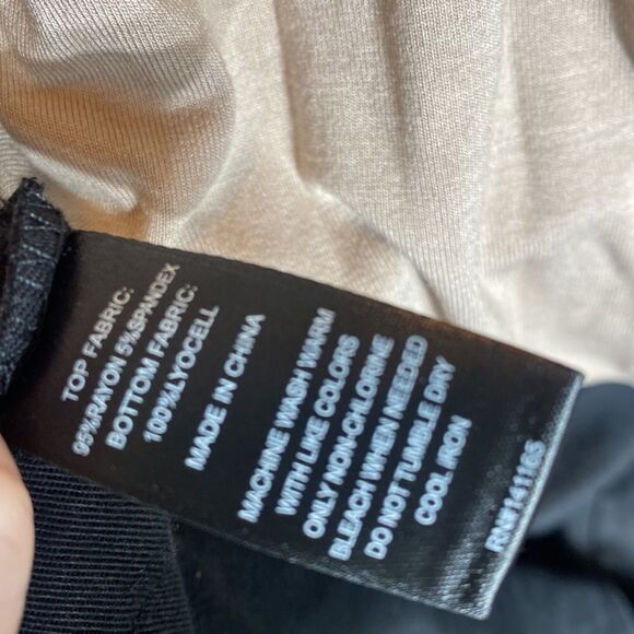 Harve Benard medium dress colorblock tank dress drawstring waist Lagenlook - Picture 8 of 8